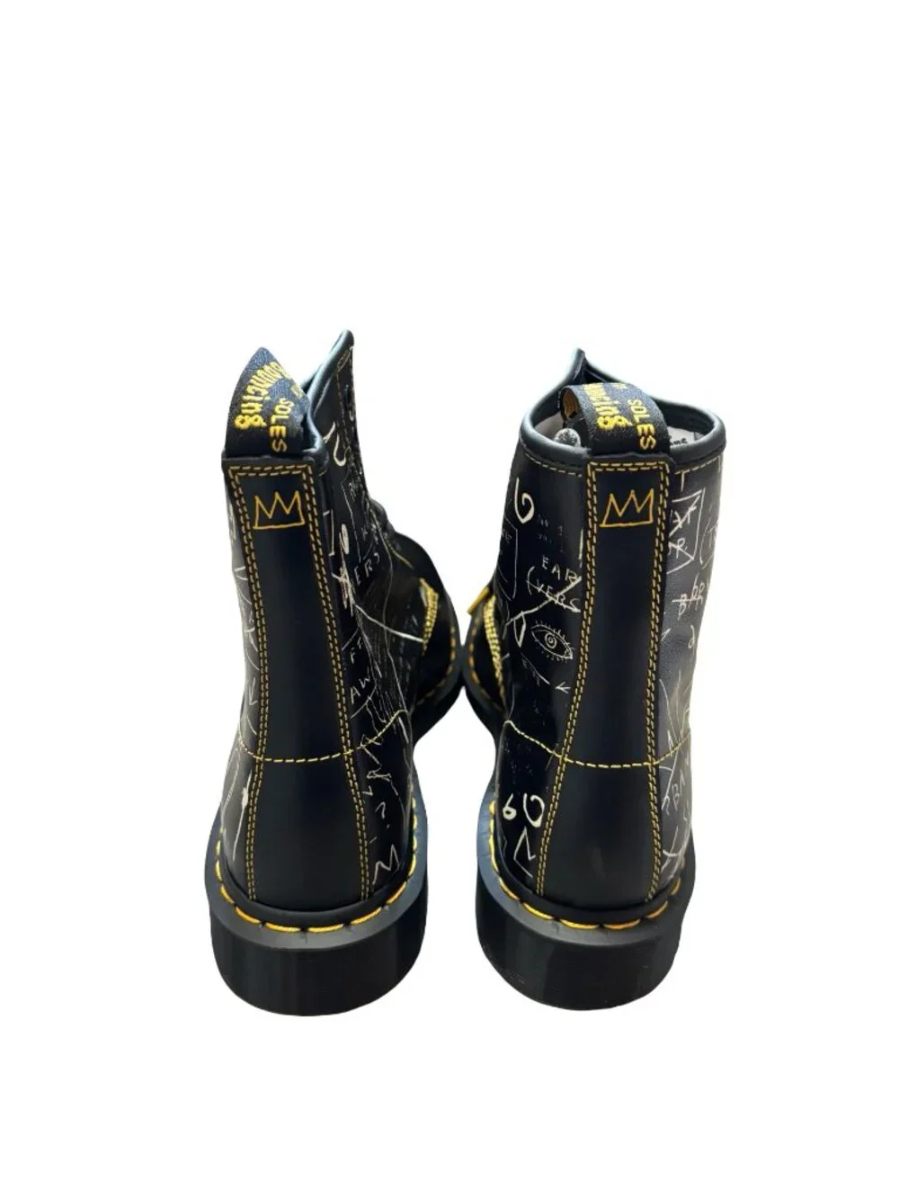 Dr. Martens x Jean-Michel Basquiat 1460 Beat Bop Leather Boots Mens 10/Womens 11